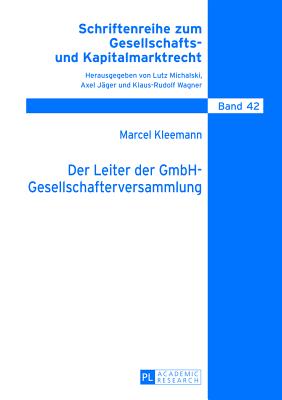 Schriftenreihe zum Gesellschafts- und Kapitalmarktrecht