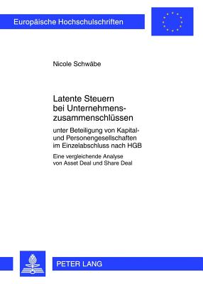 Latente Steuern Bei Unternehmenszusammenschluessen