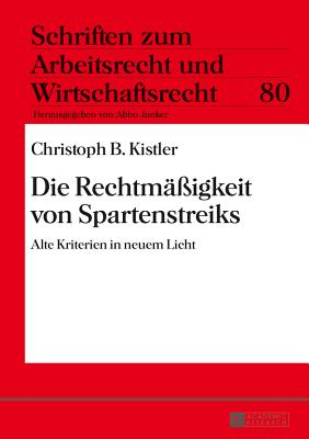 Die Rechtmaessigkeit Von Spartenstreiks