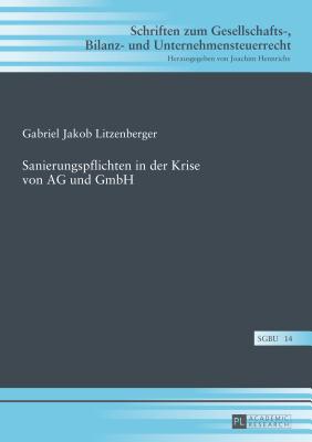 Sanierungspflichten in Der Krise Von AG Und Gmbh