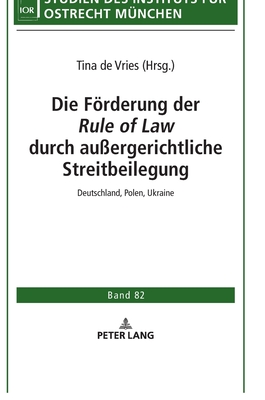 Die Foerderung der durch aussergerichtliche Streitbeilegung