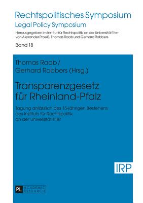 Transparenzgesetz Fuer Rheinland-Pfalz