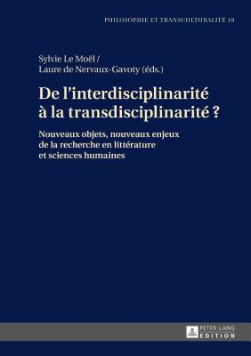 De l'interdisciplinarite a la transdisciplinarite ?