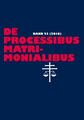 De processibus matrimonialibus