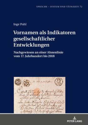 Vornamen ALS Indikatoren Gesellschaftlicher Entwicklungen