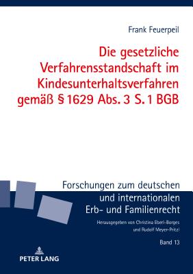 Die gesetzliche Verfahrensstandschaft im Kindesunterhaltsverfahren gemaess  1629 Abs. 3 S. 1 BGB