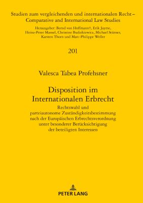 Disposition im Internationalen Erbrecht