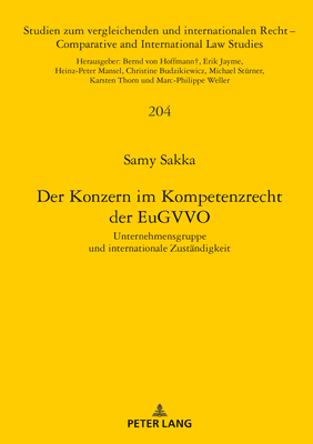 Studien zum vergleichenden und internationalen Recht / Comparative and International Law Studies