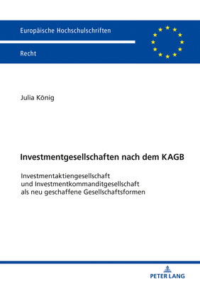 Investmentgesellschaften Nach Dem Kagb