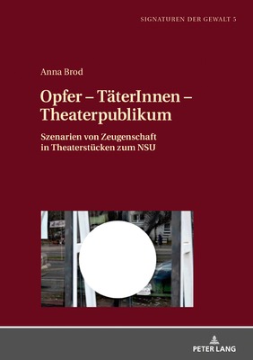 Opfer - TaeterInnen - Theaterpublikum