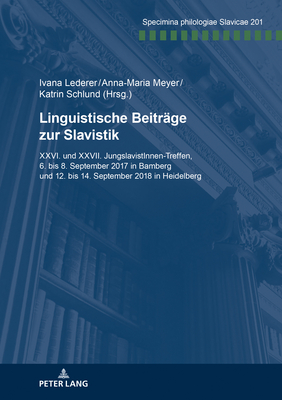 Linguistische Beitraege Zur Slavistik