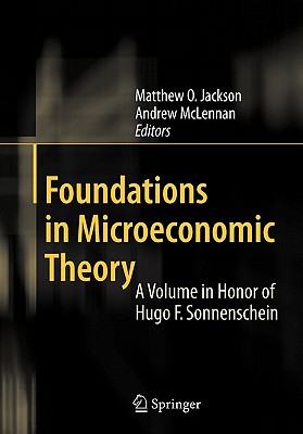 Foundations in Microeconomic Theory