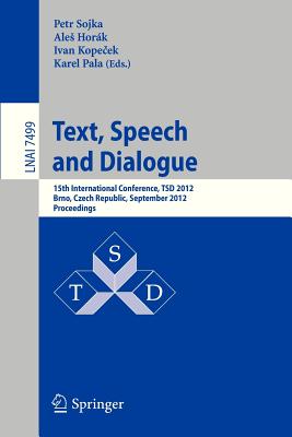 Text, Speech and Dialogue