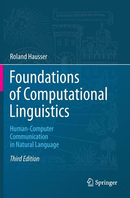 Foundations of Computational Linguistics