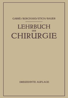 Lehrbuch der Chirurgie
