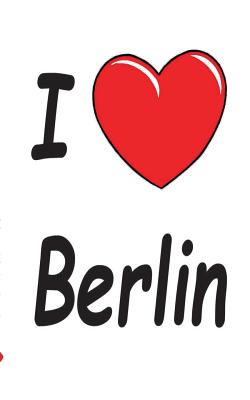 I Love Berlin - Notebook/Notizbuch