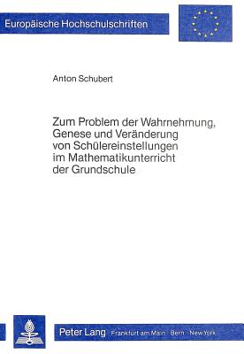 Zum Problem der Wahrnehmung, Genese und Veraenderung