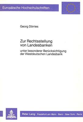 Zur Rechtsstellung von Landesbanken