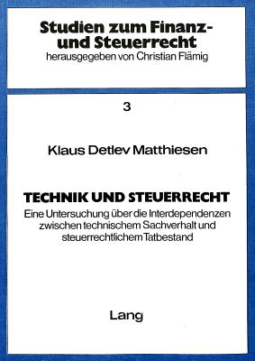 Technik und Steuerrecht