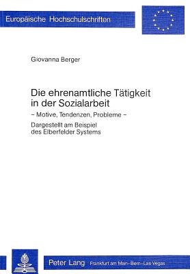 Die ehrenamtliche Taetigkeit in der Sozialarbeit