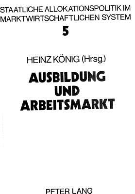 Ausbildung und Arbeitsmarkt