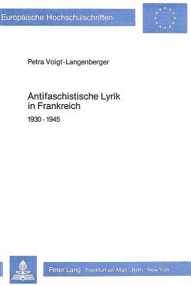 Antifaschistische Lyrik in Frankreich