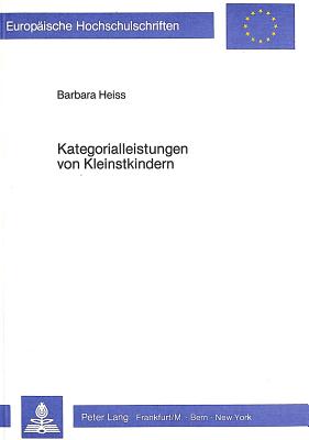 Kategorialleistungen von Kleinstkindern