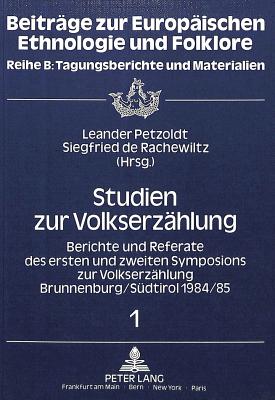 Studien zur Volkserzaehlung