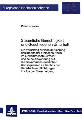 Steuerliche Gerechtigkeit und Geschiedenen-Unterhalt