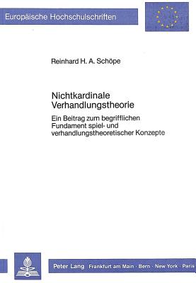 Nichtkardinale Verhandlungstheorie