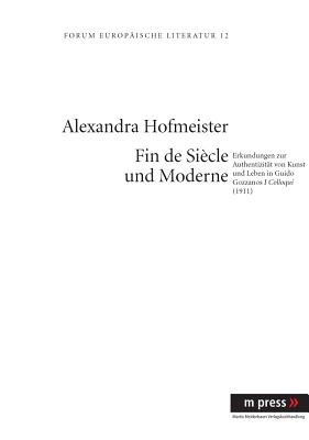 Fin de Siecle Und Moderne