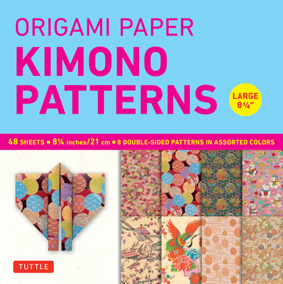 Origami Paper - Kimono Patterns - Large 8 1/4" - 48 Sheets