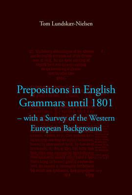 Prepositions in English Grammars Until 1801