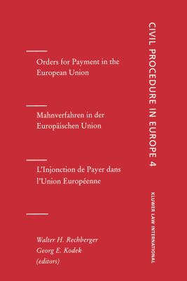 Orders for Payment in the European Union