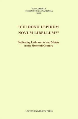 "Cui dono lepidum novum libellum?"