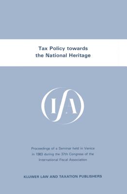 Tax Policy towards the National Heritage