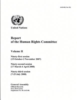 Report of the Human Rights Committee