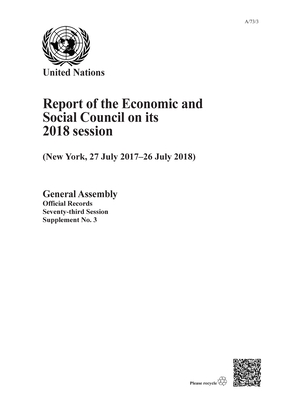 Report of the Economic and Social Council for 2018