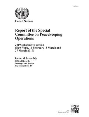 Report of the Special Committee on Peacekeeping Operations and its working group