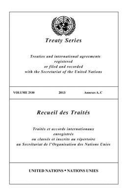 Treaty Series 2930 (English/French Edition)