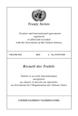 Treaty Series 2962 (English/French Edition)