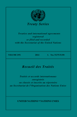 Treaty Series 2951 (English/French Edition)