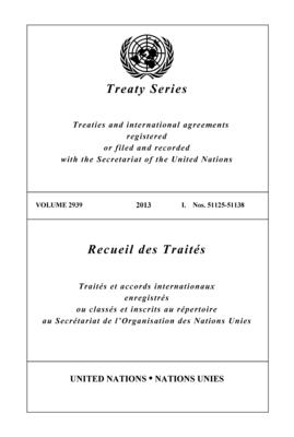 Treaty Series 2939 (English/French Edition)