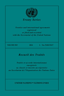 Treaty Series 2969 (English/French Edition)