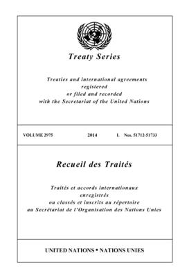 Treaty Series 2975 (English/French Edition)