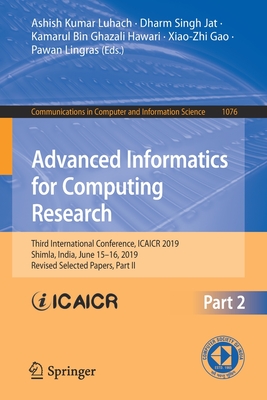 Advanced Informatics for Computing Research