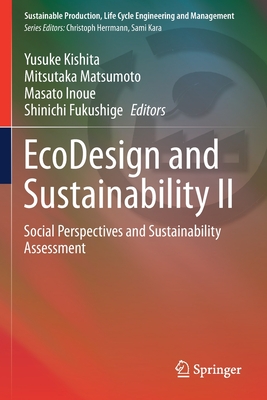 EcoDesign and Sustainability II