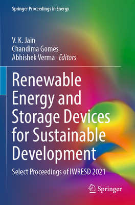 Renewable Energy and Storage Devices for Sustainable Development