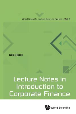 Lecture Notes In Introduction To Corporate Finance